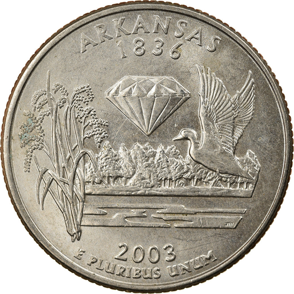 Coin, United States, Arkansas, Quarter, 2003, U.S. Mint, Denver, EF(40-45)