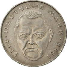 Moneta, GERMANIA - REPUBBLICA FEDERALE, 2 Mark, 1991, Berlin, BB, Nichel