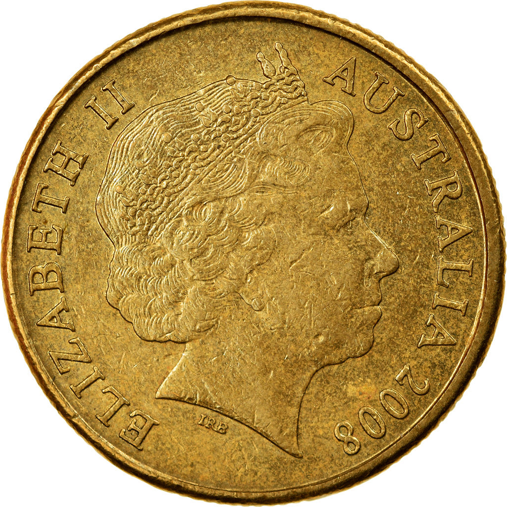 Coin, Australia, Elizabeth II, Dollar, 2008, Royal Australian Mint, EF(40-45)