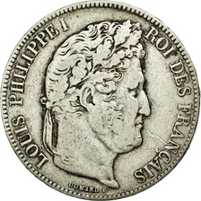 Monnaie, France, Louis-Philippe, 5 Francs, 1840, Strasbourg, TB+, Argent