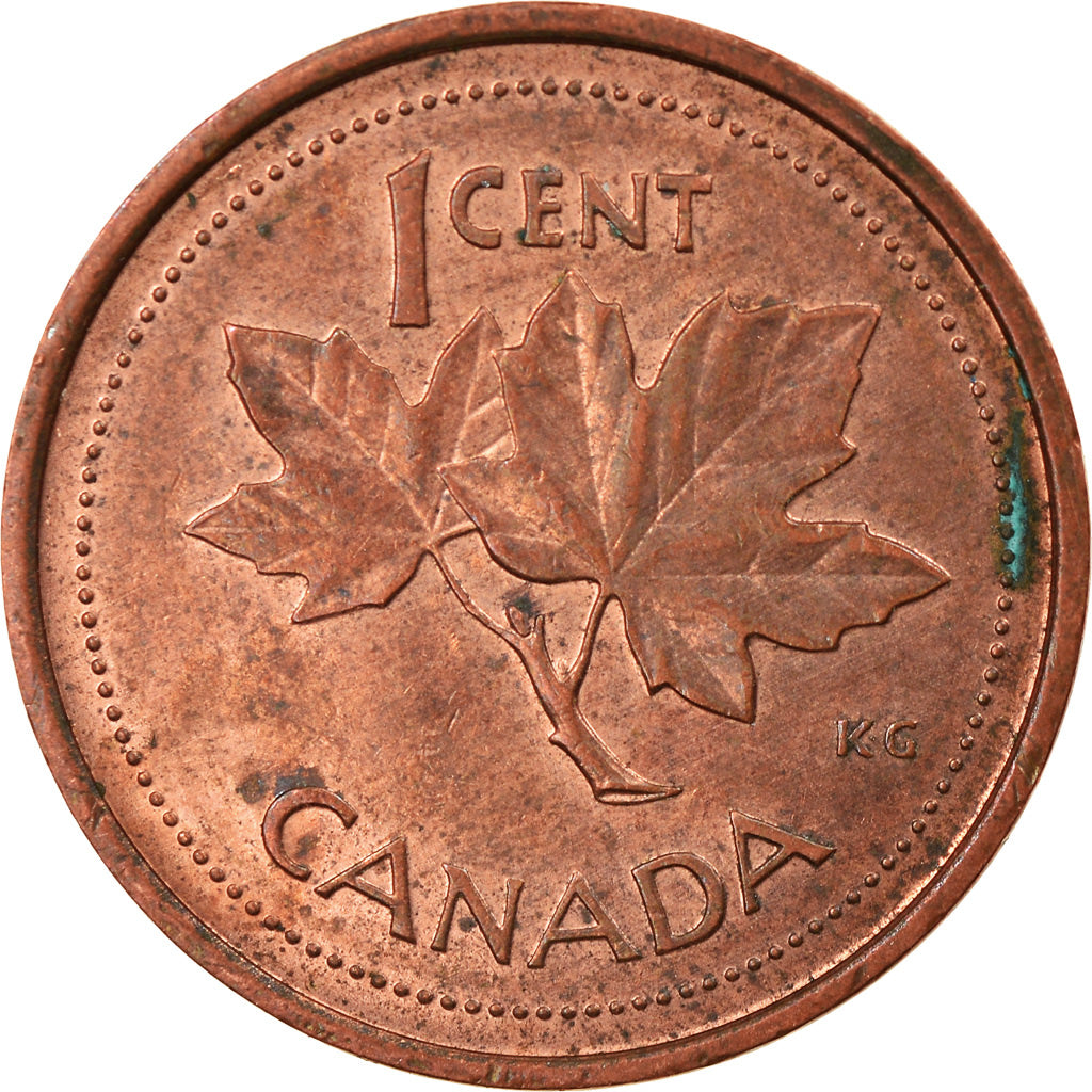 Coin, Canada, Elizabeth II, Cent, 2002, Royal Canadian Mint, EF(40-45), Copper