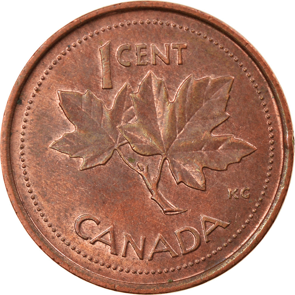 Moneta, Canada, Elizabeth II, Cent, 2002, Royal Canadian Mint, EF(40-45), Miedź