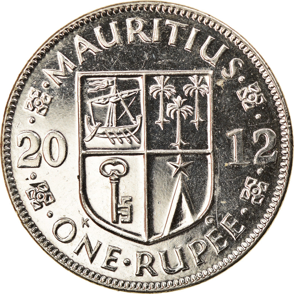 Monnaie, Mauritius, Rupee, 2012, SUP, Nickel plated steel, KM:55a