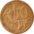 Moneta, Sudafrica, 10 Cents, 2006, Pretoria, BB, Acciaio placcato in bronzo