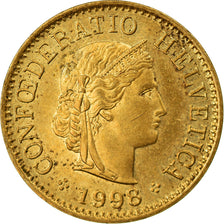Coin, Switzerland, 5 Rappen, 1998, Bern, EF(40-45), Aluminum-Bronze, KM:26c