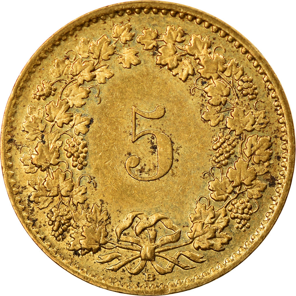 Coin, Switzerland, 5 Rappen, 1998, Bern, EF(40-45), Aluminum-Bronze, KM:26c