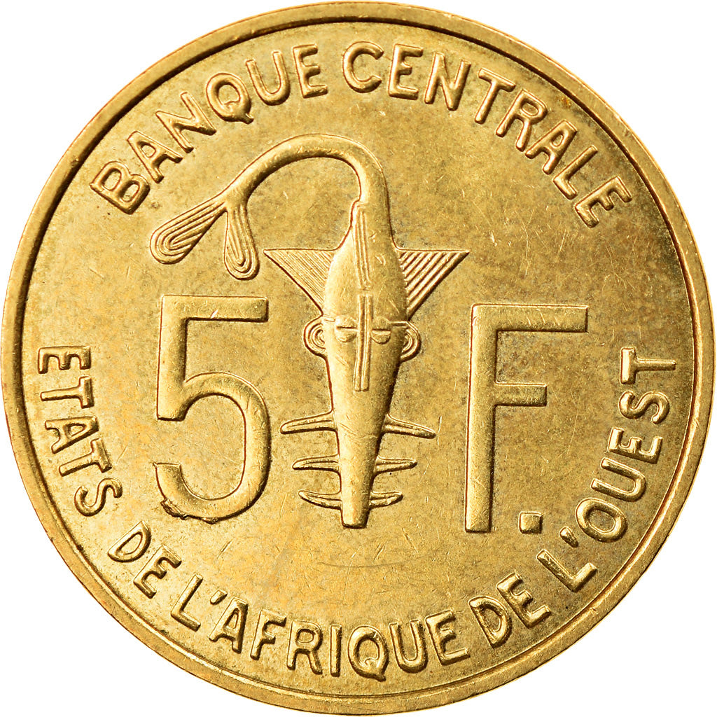 Munten, West Afrikaanse Staten, 5 Francs, 2010, PR, Aluminum-Nickel-Bronze