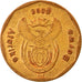 Moneta, Sudafrica, 20 Cents, 2003, Pretoria, MB+, Acciaio placcato in bronzo