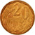 Moneta, Sudafrica, 20 Cents, 2003, Pretoria, MB+, Acciaio placcato in bronzo