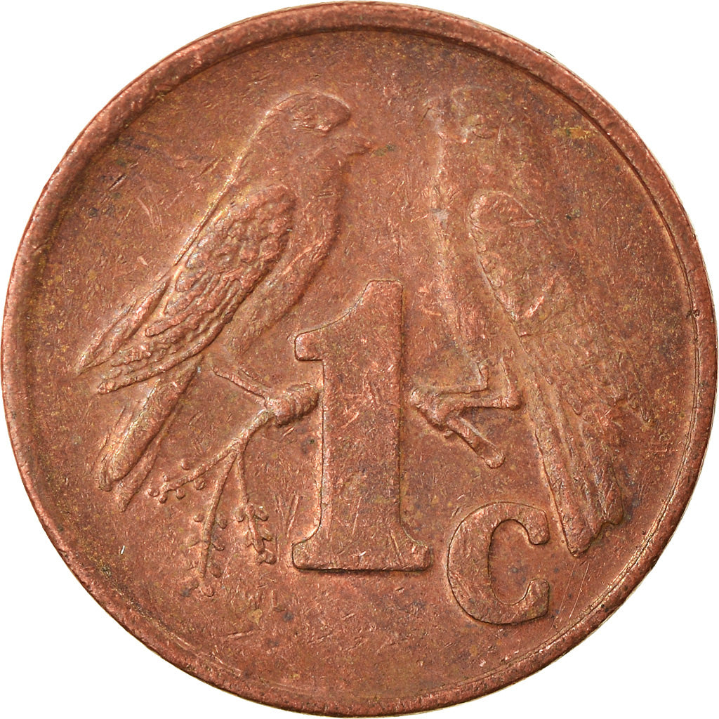 Coin, South Africa, Cent, 2001, Pretoria, EF(40-45), Copper Plated Steel, KM:221
