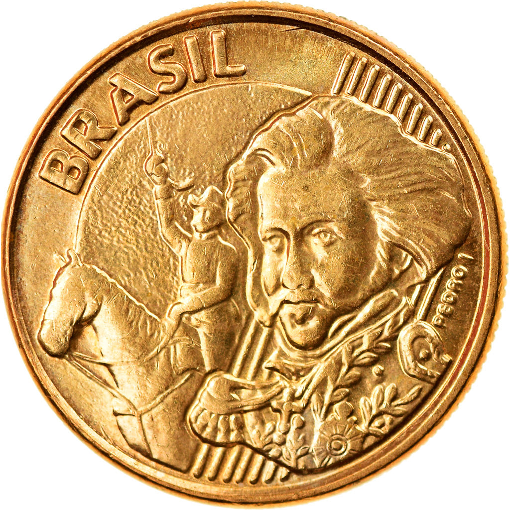Monnaie, Brésil, 10 Centavos, 2010, SUP, Bronze Plated Steel, KM:649.2