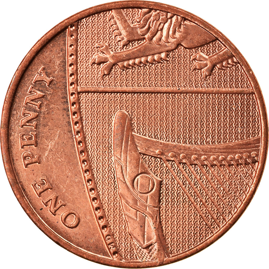 Monnaie, Grande-Bretagne, Elizabeth II, Penny, 2011, SUP, Copper Plated Steel