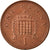 Münze, Großbritannien, Elizabeth II, Penny, 2002, VZ, Copper Plated Steel