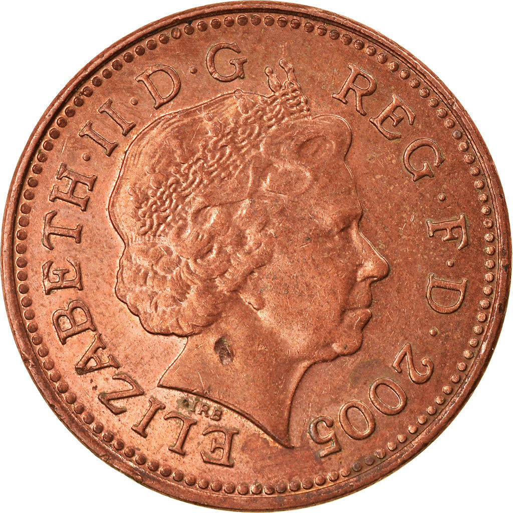 Monnaie, Grande-Bretagne, Elizabeth II, Penny, 2005, SUP, Copper Plated Steel