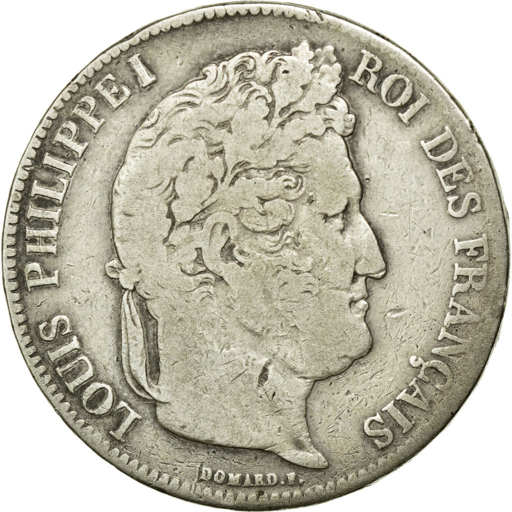 Munten, Frankrijk, Louis-Philippe, 5 Francs, 1835, Toulouse, FR, Zilver