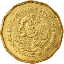 Coin, Mexico, 20 Centavos, 2008, Mexico City, AU(55-58), Aluminum-Bronze, KM:548