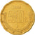 Coin, Mexico, 50 Centavos, 2008, Mexico City, EF(40-45), Aluminum-Bronze, KM:549