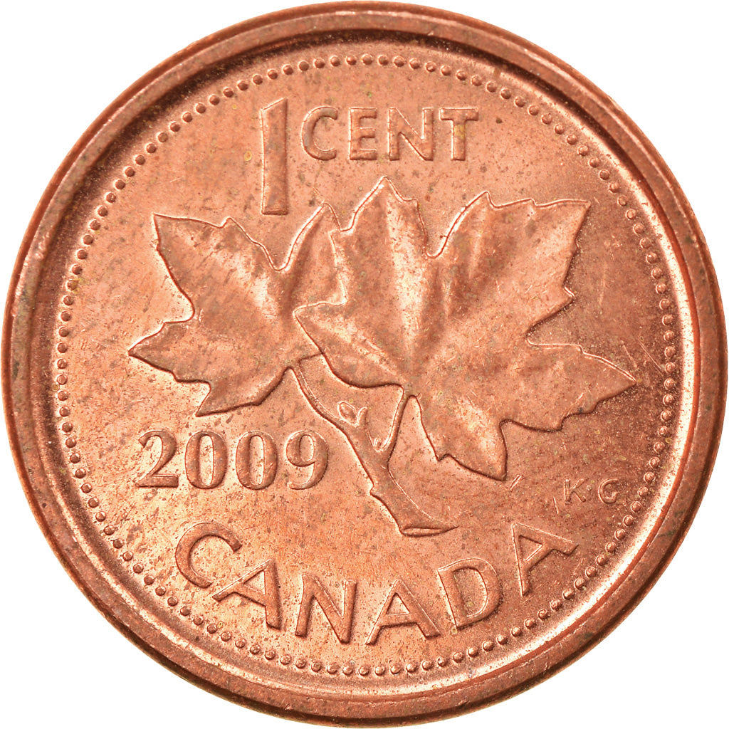 Moeda, Canadá, Elizabeth II, Cent, 2009, Royal Canadian Mint, Winnipeg