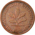 Moneta, GERMANIA - REPUBBLICA FEDERALE, Pfennig, 1986, Munich, BB, Acciaio
