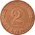 Moneta, GERMANIA - REPUBBLICA FEDERALE, 2 Pfennig, 1983, Karlsruhe, BB, Acciaio