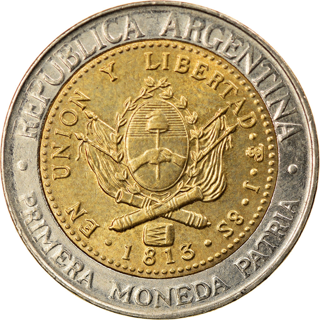 Moneta, Argentina, Peso, 2013, SPL-, Bi-metallico