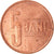 Monnaie, Roumanie, 5 Bani, 2011, Bucharest, TTB, Copper Plated Steel, KM:190
