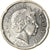 Coin, New Zealand, Elizabeth II, 20 Cents, 2006, EF(40-45), Nickel plated steel
