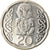 Coin, New Zealand, Elizabeth II, 20 Cents, 2006, EF(40-45), Nickel plated steel