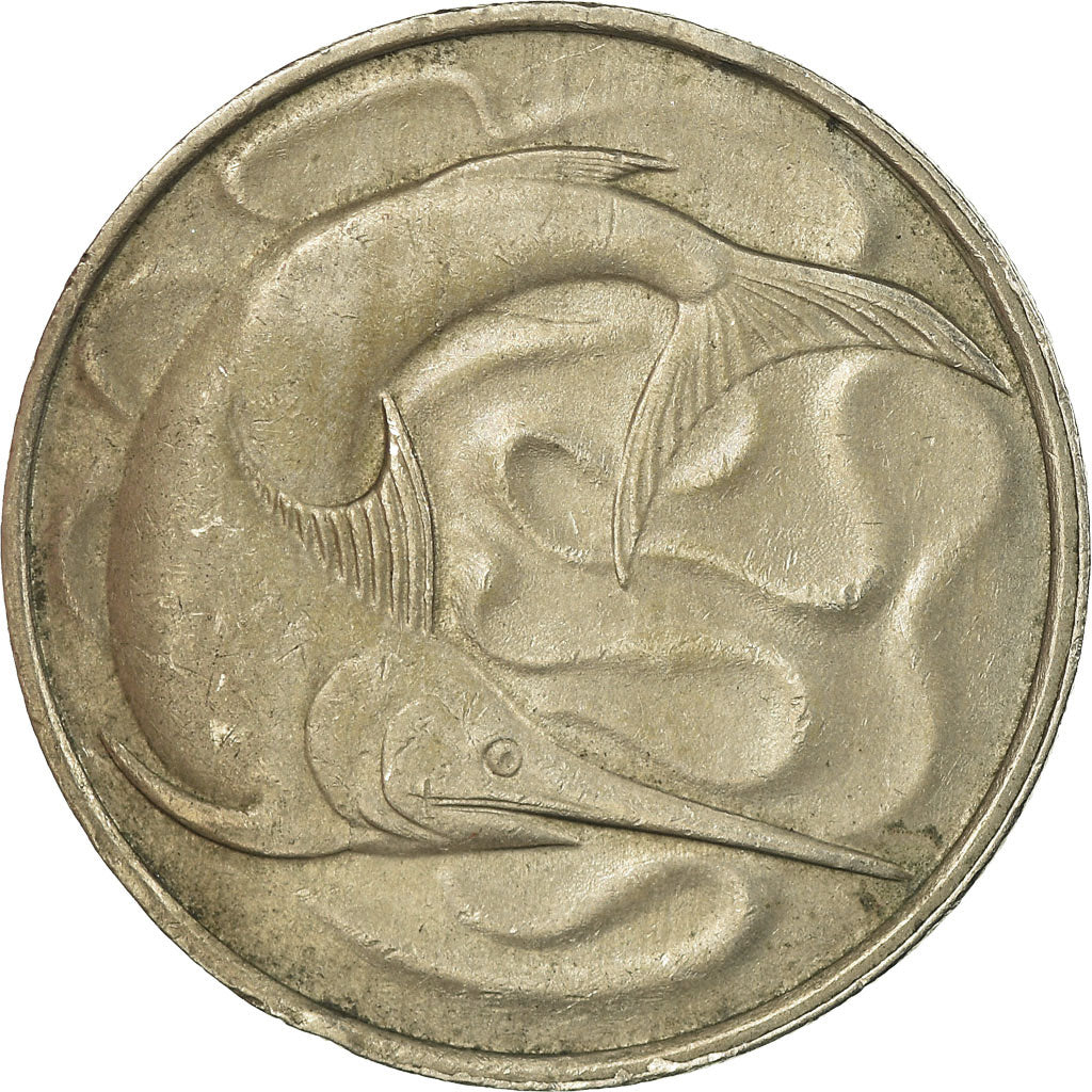 Monnaie, Singapour, 20 Cents, 1974, Singapore Mint, TTB, Copper-nickel, KM:4