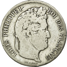 France, Louis-Philippe, 5 Francs, 1832, Paris, VF(20-25), Silver, KM:749.1, G...