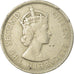 Coin, Mauritius, Elizabeth II, Rupee, 1956, VF(30-35), Copper-nickel, KM:35.1