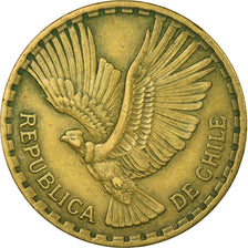 Münze, Chile, 10 Centesimos, 1964, Santiago, SS, Aluminum-Bronze, KM:191
