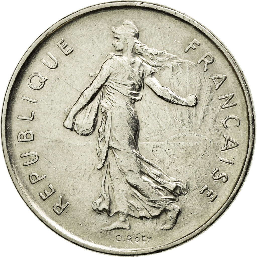 Coin, France, Semeuse, 5 Francs, 1970, Paris, AU(55-58), Nickel Clad