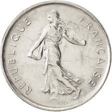 France, Semeuse, 5 Francs, 1971, Paris, MS(64), Nickel Clad Copper-Nickel, KM...