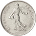 France, Semeuse, 5 Francs, 1972, Paris, AU(55-58), Nickel Clad Copper-Nickel,...