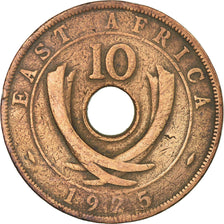 Moneta, AFRICA ORIENTALE, George V, 10 Cents, 1925, MB+, Bronzo, KM:19