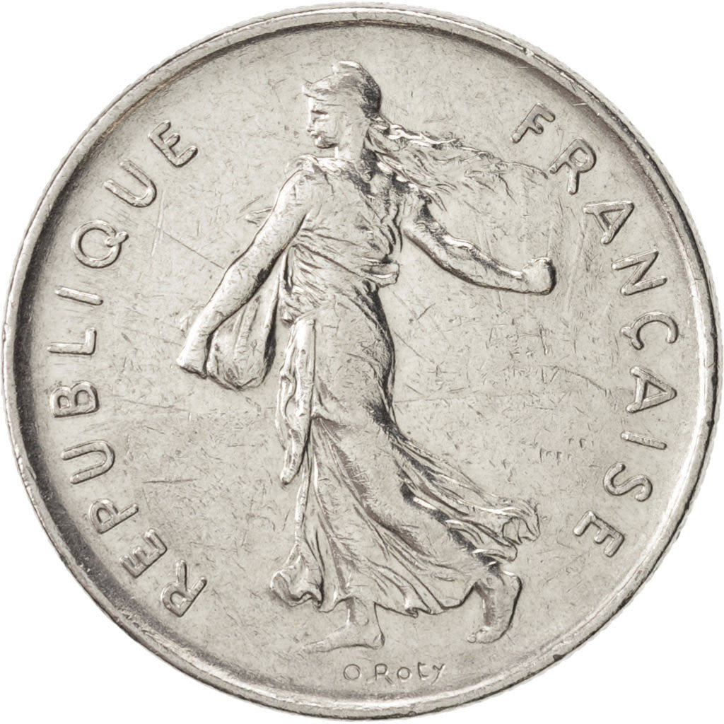 Münze, Frankreich, Semeuse, 5 Francs, 1973, Paris, SS+, Nickel Clad