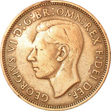 Moneta, Gran Bretagna, George VI, 1/2 Penny, 1951, MB, Bronzo, KM:868