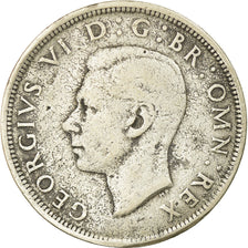Monnaie, Grande-Bretagne, George VI, 1/2 Crown, 1937, TB, Argent, KM:856