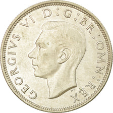 Münze, Großbritannien, George VI, 1/2 Crown, 1945, SS, Silber, KM:856