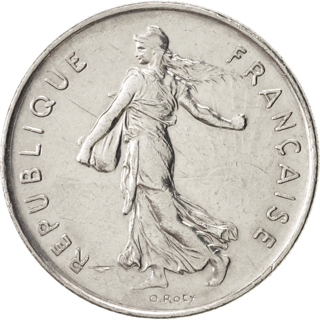 Coin, France, Semeuse, 5 Francs, 1976, Paris, MS(63), Nickel Clad Copper-Nickel
