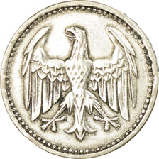 Moneda, ALEMANIA - REPÚBLICA DE WEIMAR, 3 Mark, 1924, Stuttgart, MBC, Plata