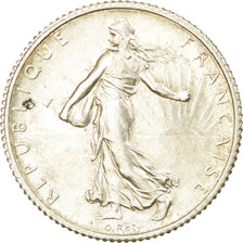 Moneta, Francia, Semeuse, Franc, 1920, Paris, BB+, Argento, KM:844.1