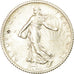 Moneta, Francia, Semeuse, Franc, 1920, Paris, BB+, Argento, KM:844.1