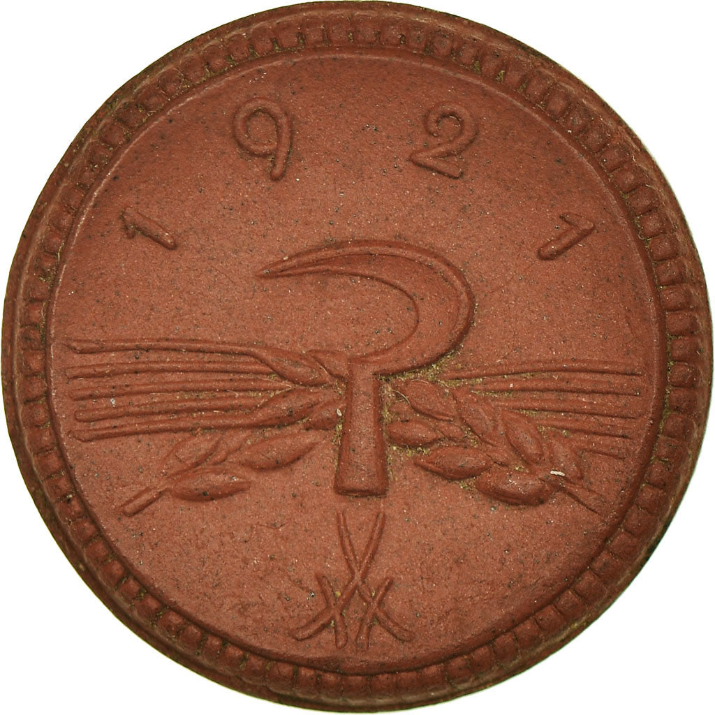 Moeda, Alemanha, 20 Pfennig, 1921, monnaie de nécessité saxe, MS(63)