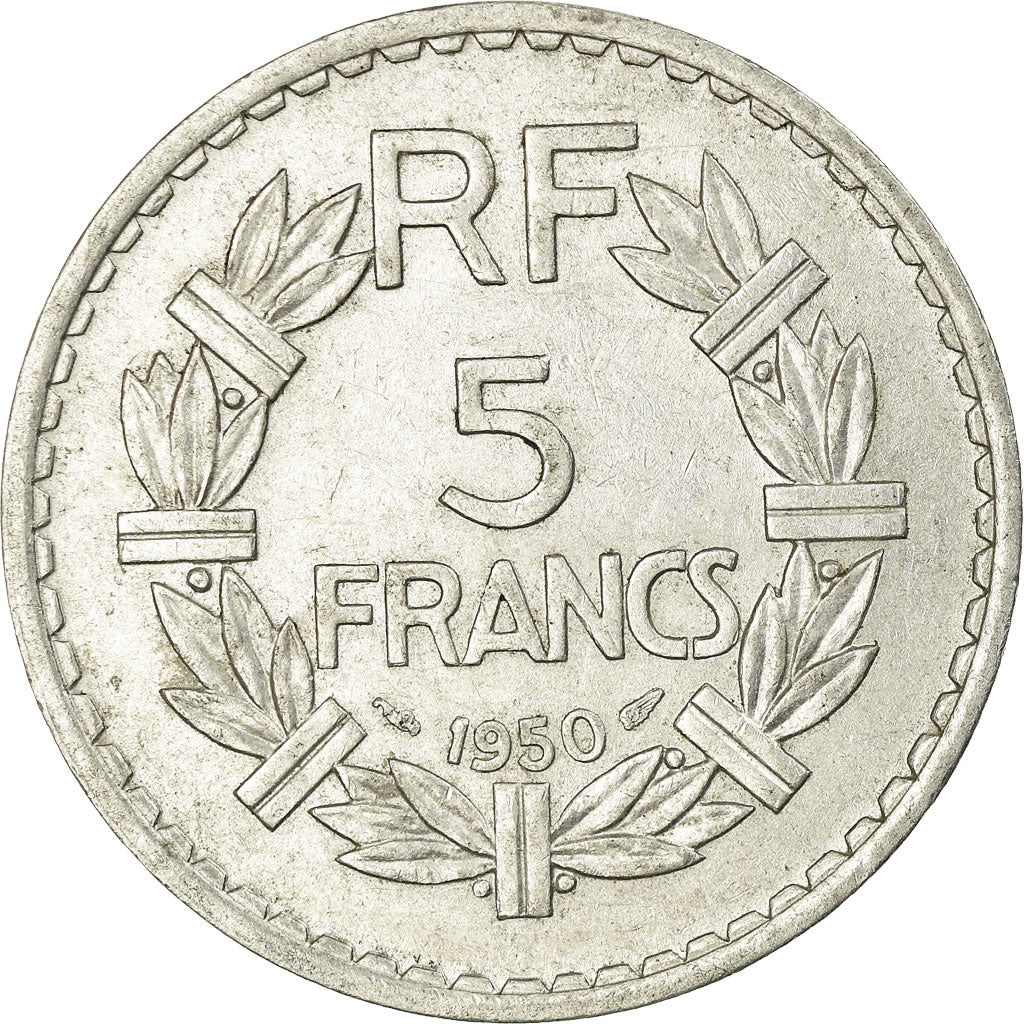 Moneta, Francia, Lavrillier, 5 Francs, 1950, Paris, BB+, Alluminio, KM:888b.1