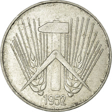 Moneda, REPÚBLICA DEMOCRÁTICA ALEMANA, 10 Pfennig, 1952, Berlin, MBC