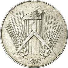 Monnaie, GERMAN-DEMOCRATIC REPUBLIC, 10 Pfennig, 1952, Muldenhütten, TTB