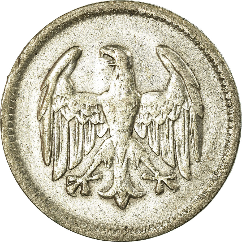 Munten, Duitsland, Weimarrepubliek, Mark, 1924, Berlin, ZF, Zilver, KM:42