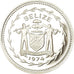 Moneda, Belice, 5 Dollars, 1974, Franklin Mint, Proof, FDC, Plata, KM:44a